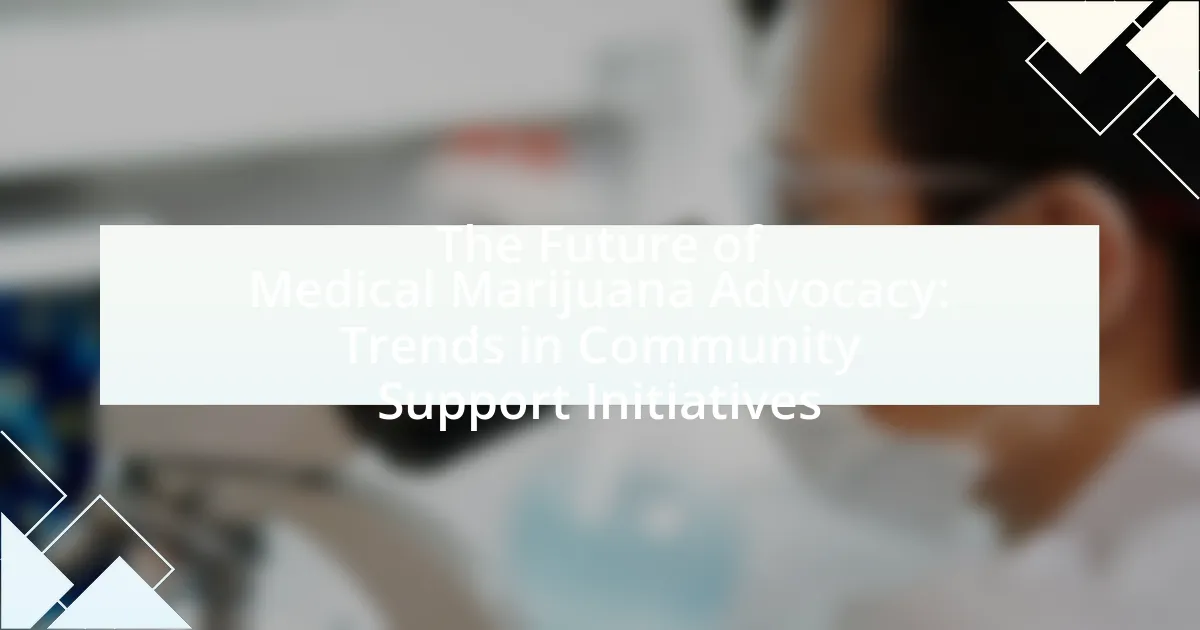 The Future of Medical Marijuana Advocacy: Trends in Community Support Initiatives